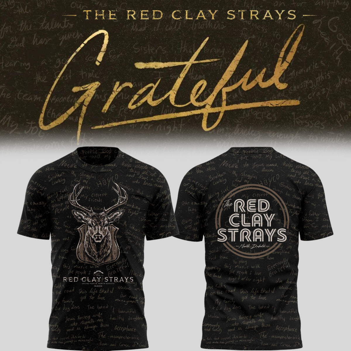 Limited Edition The Grateful Tour in Grand Forks,ND Shirt-PU26081907