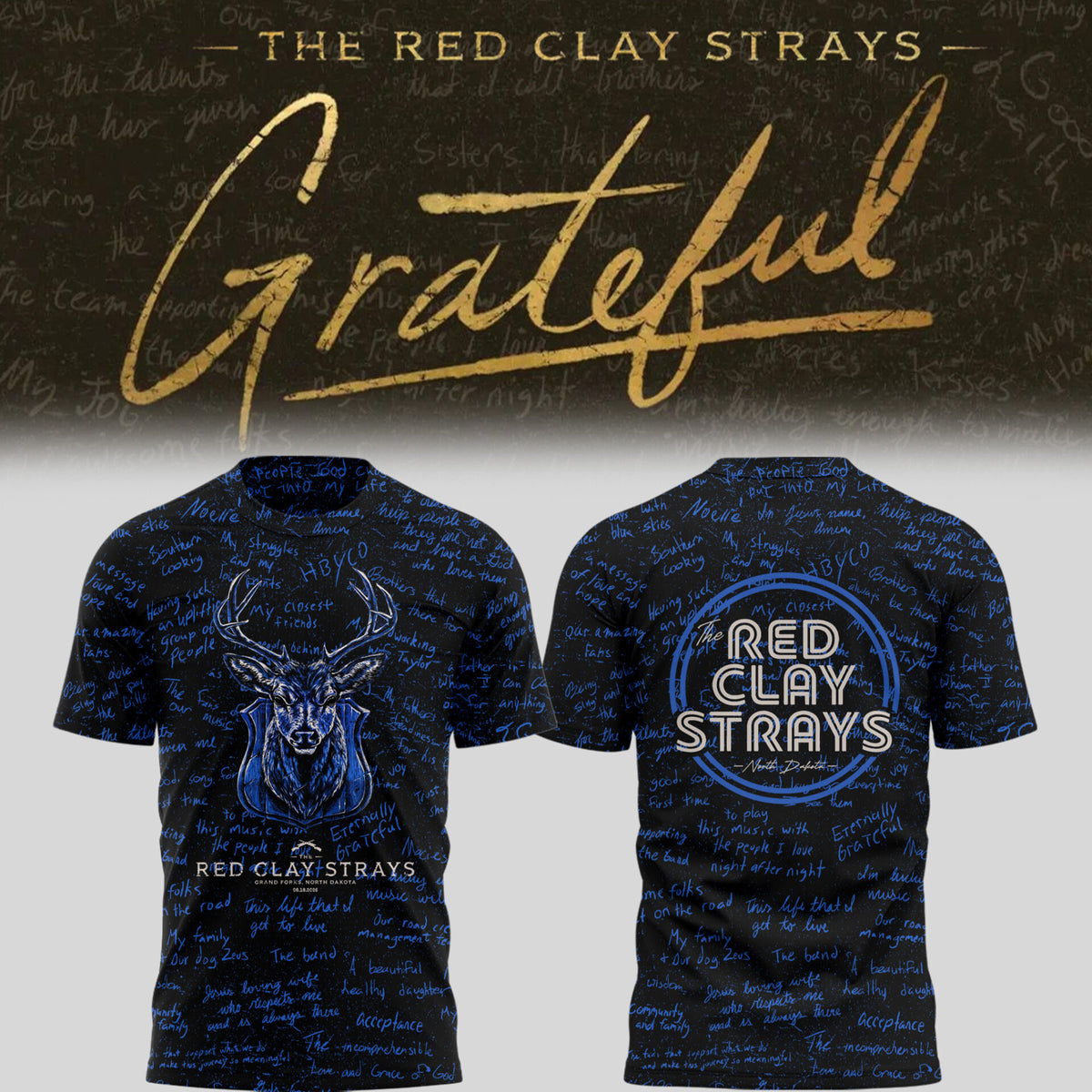 Limited Edition The Grateful Tour in Grand Forks,ND Shirt-PU26081908