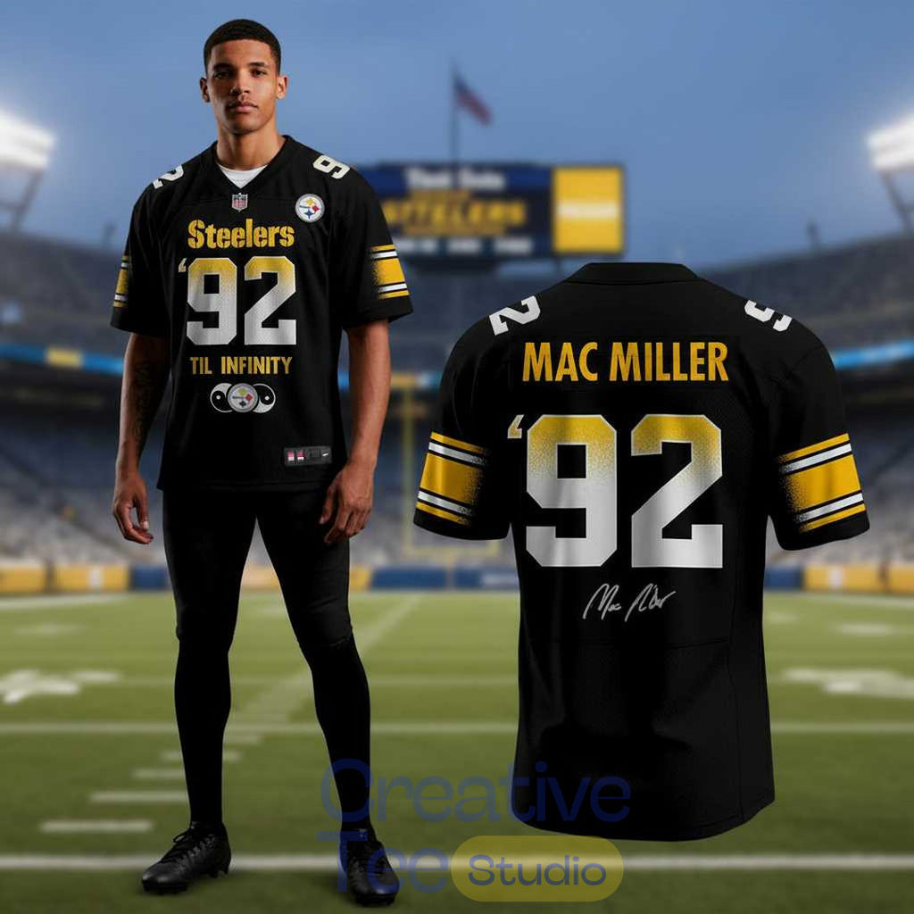 Pittsburgh Steelers Mac Miller 2026 Football Jersey