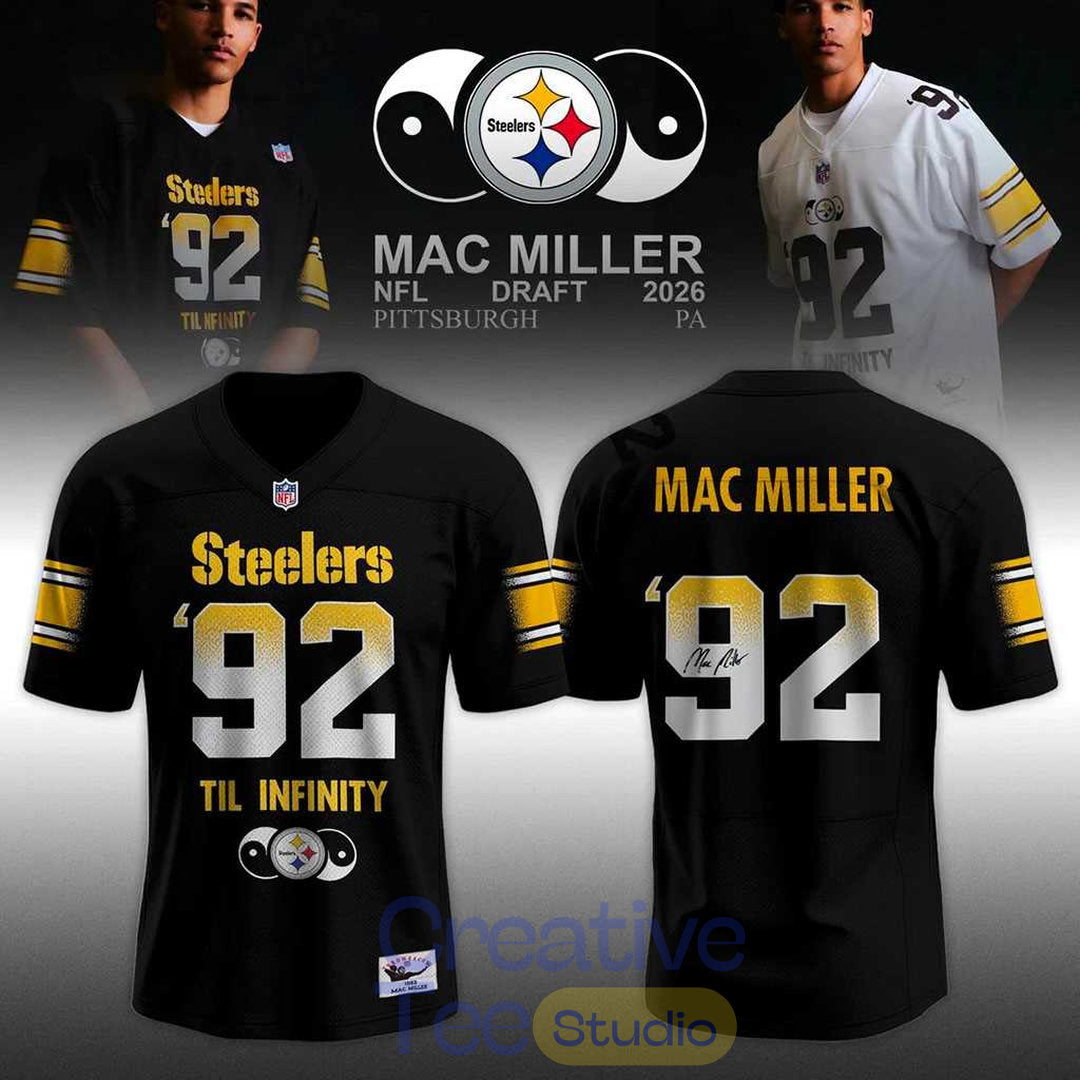 Pittsburgh Steelers Mac Miller 2026 Football Jersey