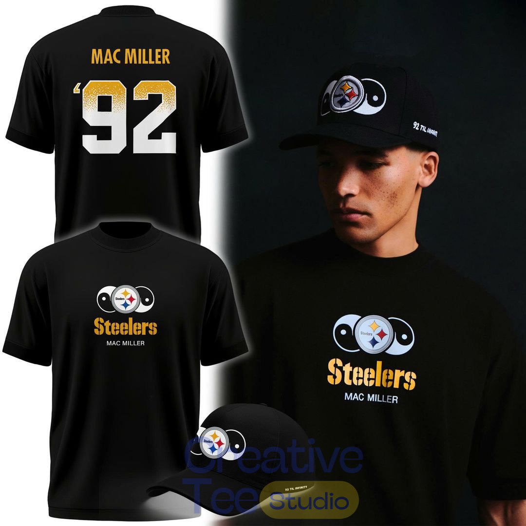 Pittsburgh Steelers × Mac Miller 92 Til Infinity Shirt – Limited Edition