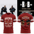 Chris Brown & Usher The R&B Tour 2026 Levi’s Stadium Shirt