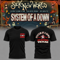 System Of A Down SOAD Sick New World Texas 2026 Event Tee Fort Worth TX T-Shirt