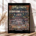 Limited Edition Sick New World Texas 2026 Festival Merch Pop Up At Texas Poster Canvas