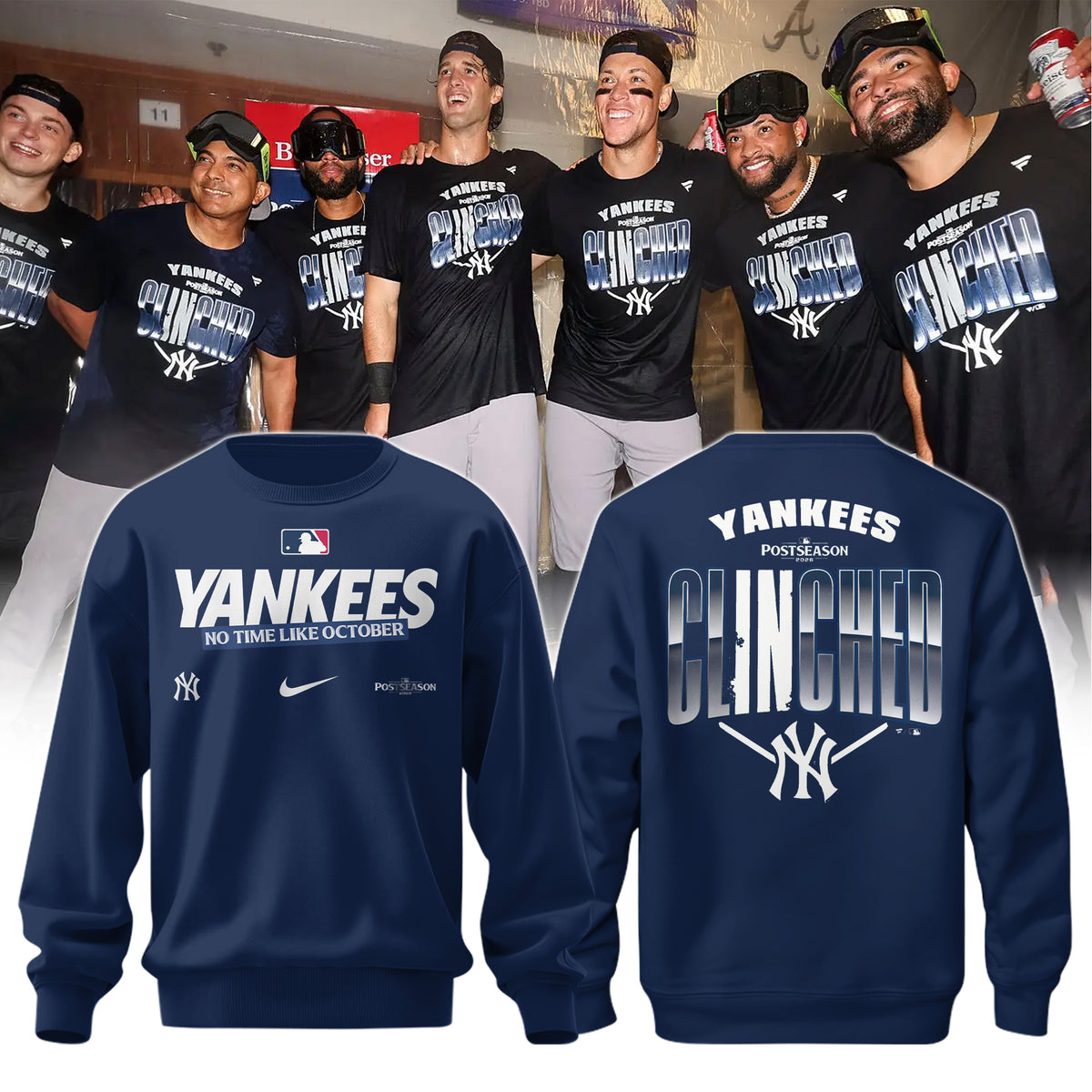 _ Clinched “No Time Like October” Sweatshirt