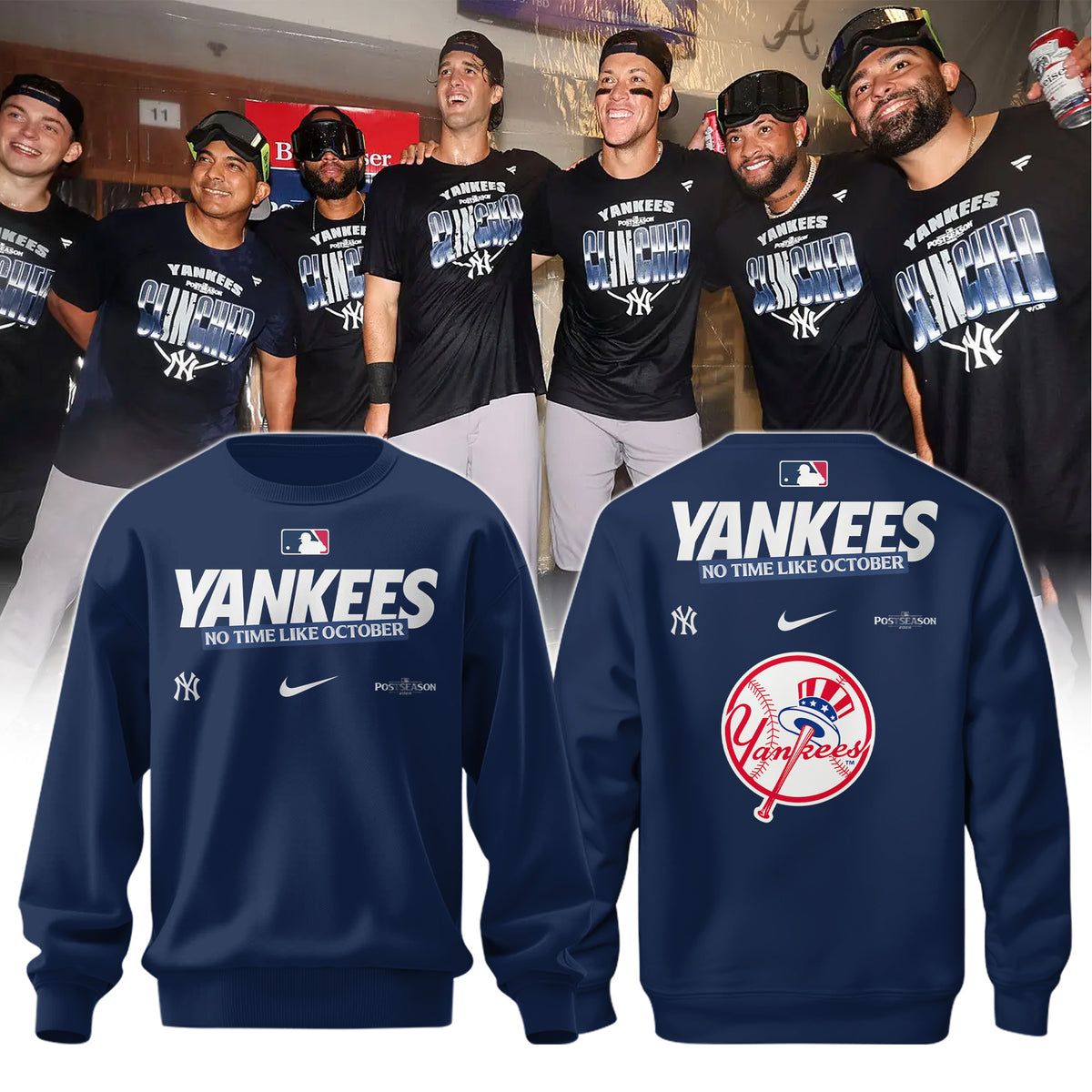 _ Clinched “No Time Like October” Sweatshirt