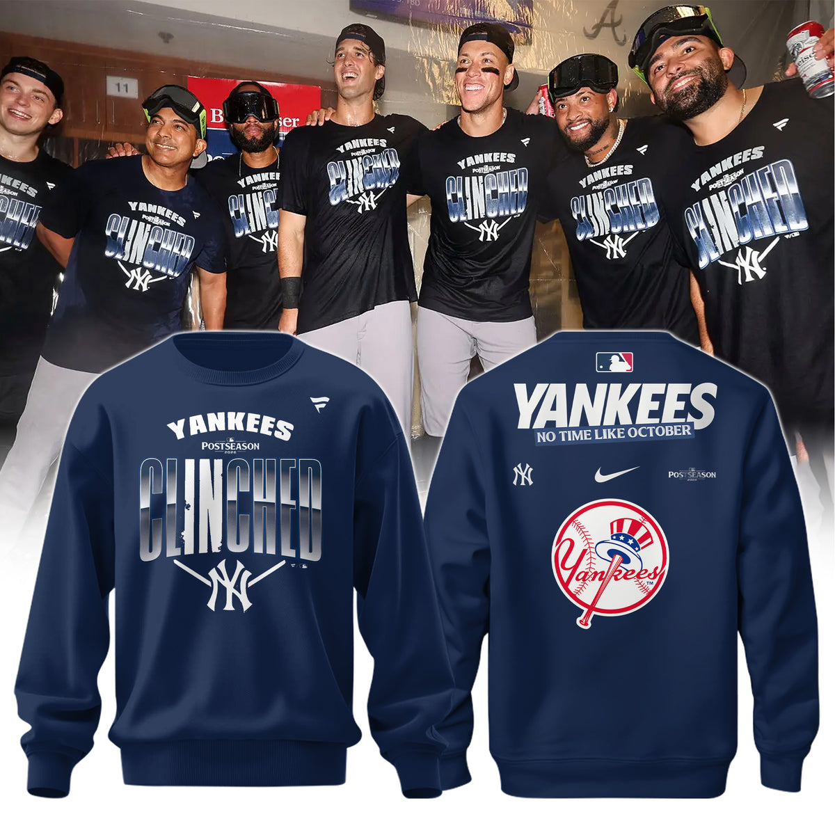 _ Clinched “No Time Like October” Sweatshirt