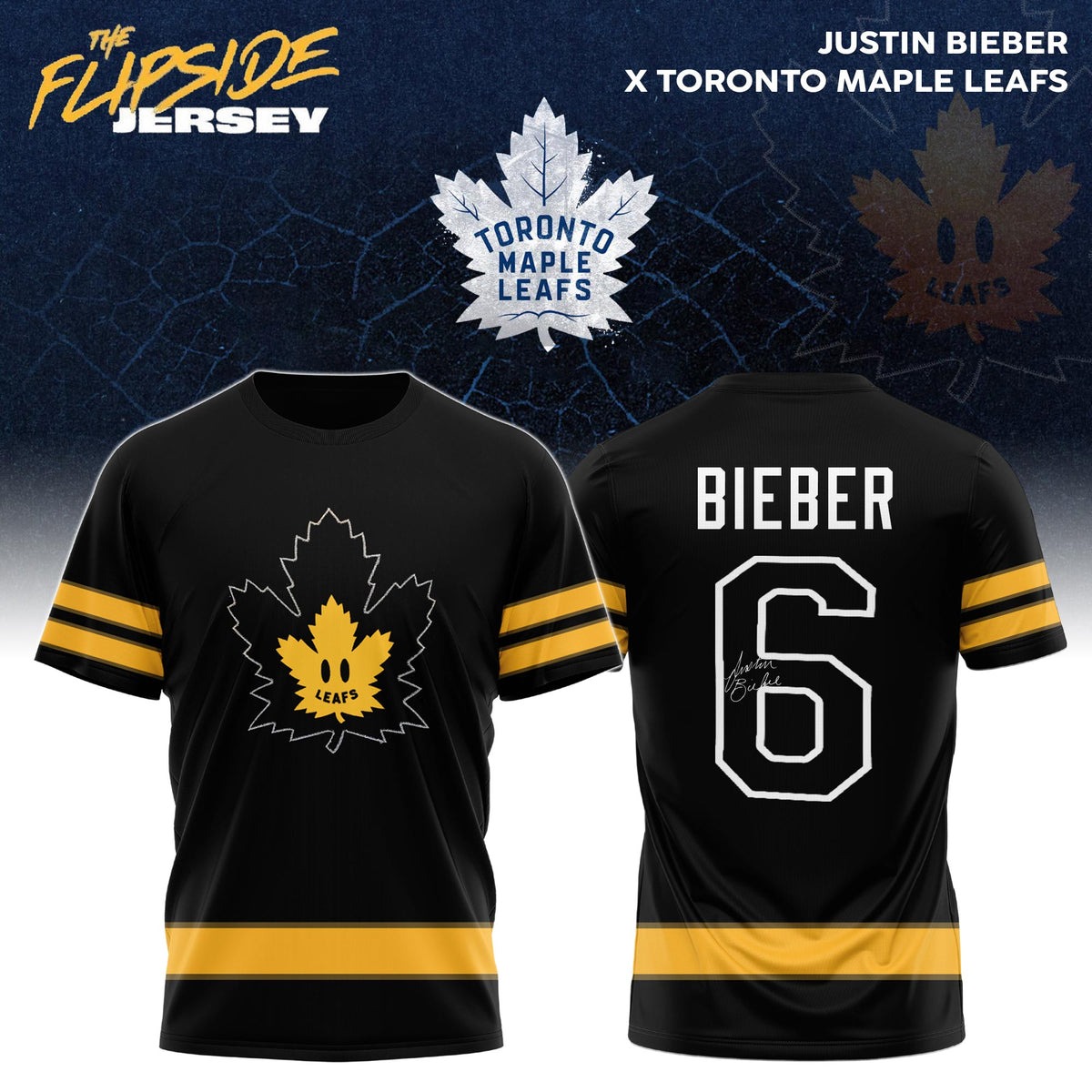 Justin Bieber x Toronto Maple Leafs Limited Edition + Selling Out Fast
