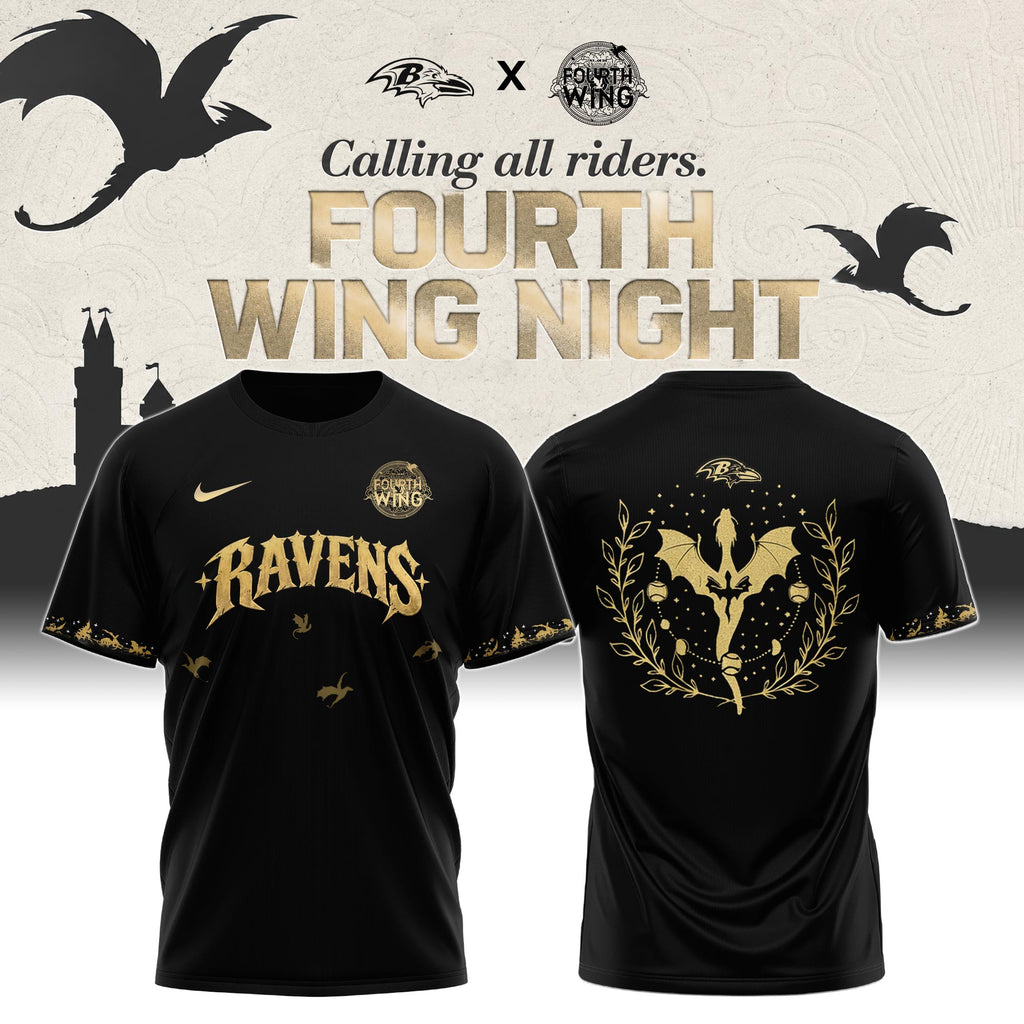 BAL x Fourth Wing Night Tshirt Limited Edition + Selling Out Fast