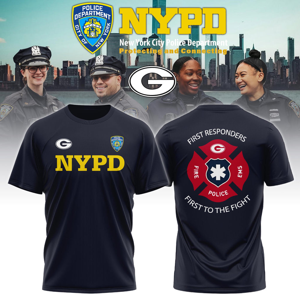 UGA x NYPD First Responders Tribute TShirt