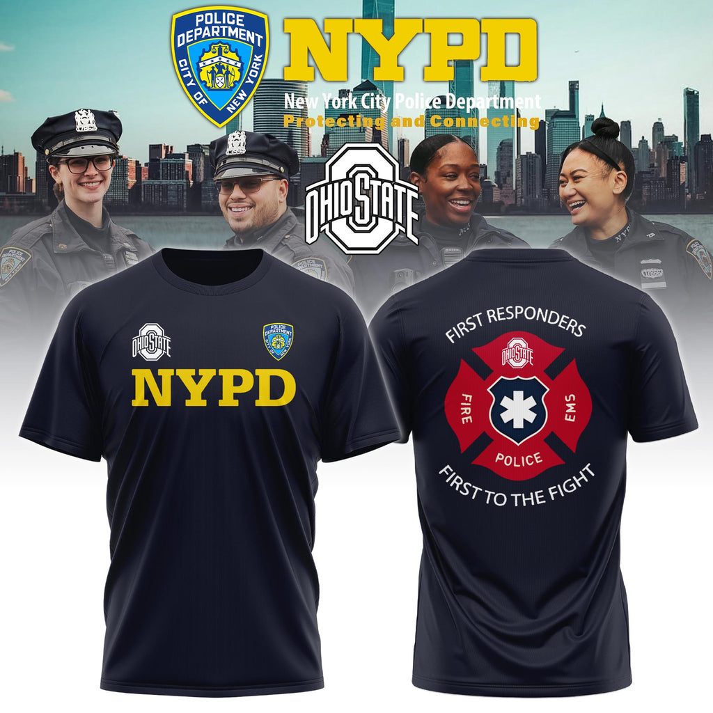 OSU x NYPD First Responders Tribute TShirt
