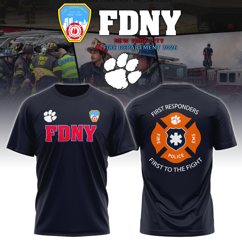 CLEM x FDNY First Responders Tribute TShirt