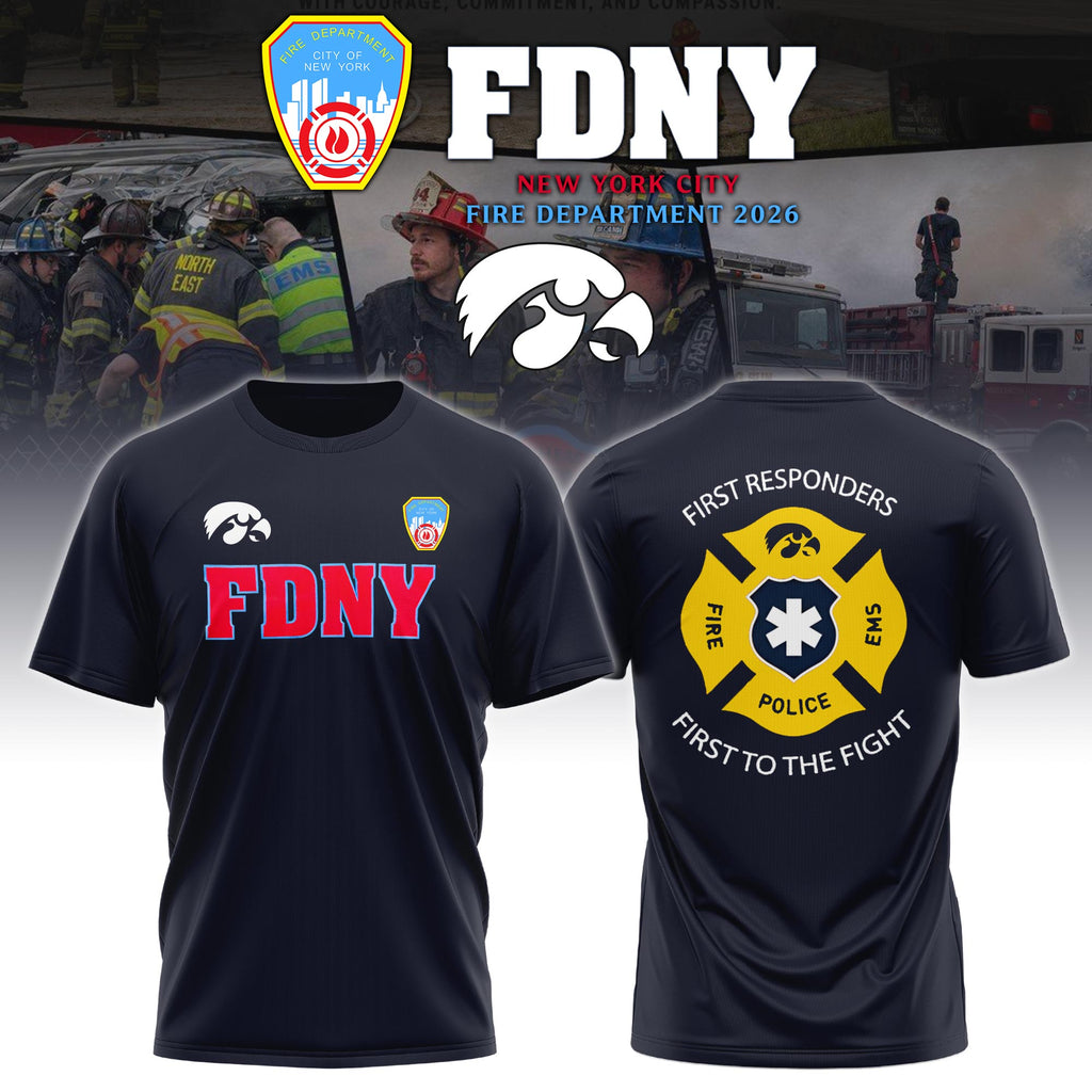 IOWA x FDNY First Responders Tribute TShirt