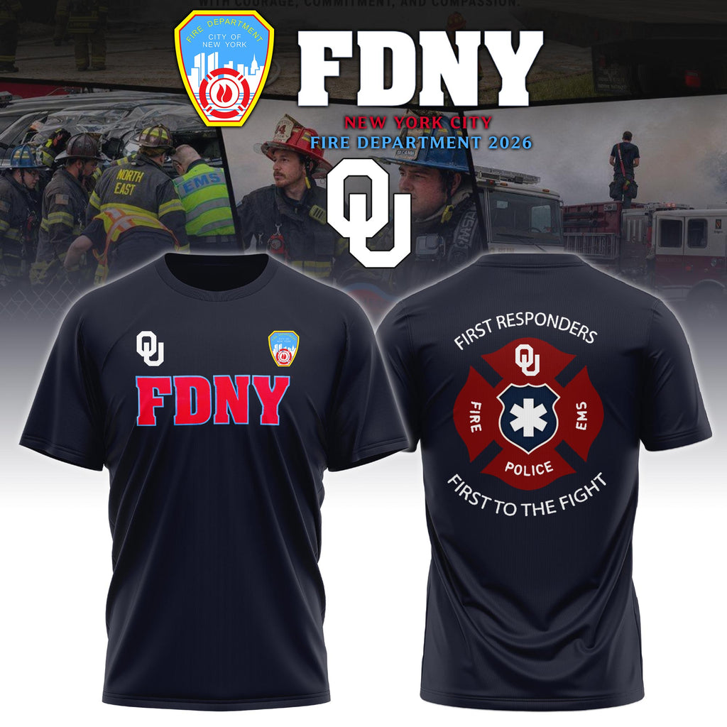 OU x FDNY First Responders Tribute TShirt