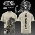 Avenged Sevenfold: AUS/NZ Tour 2026 Limited T-Shirt – Sydney