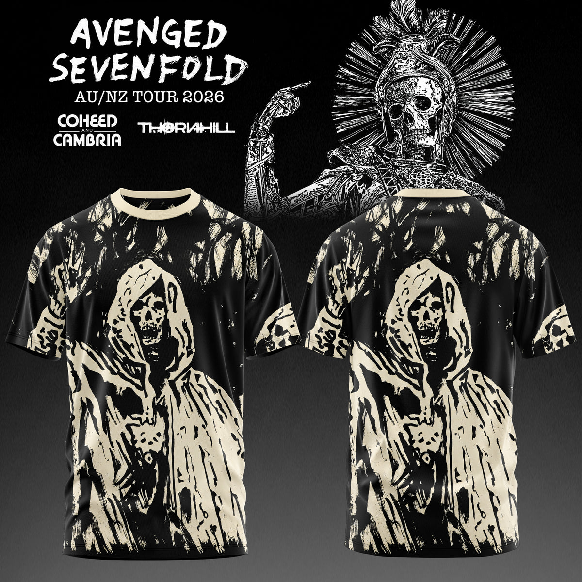 Avenged Sevenfold: AUS/NZ Tour 2026 Limited T-Shirt