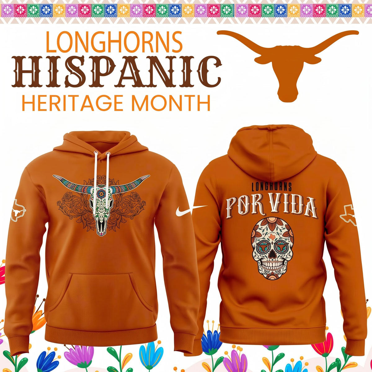 .T.Longhorns 2026 Hispanic Heritage Month Limited Hoodie NN