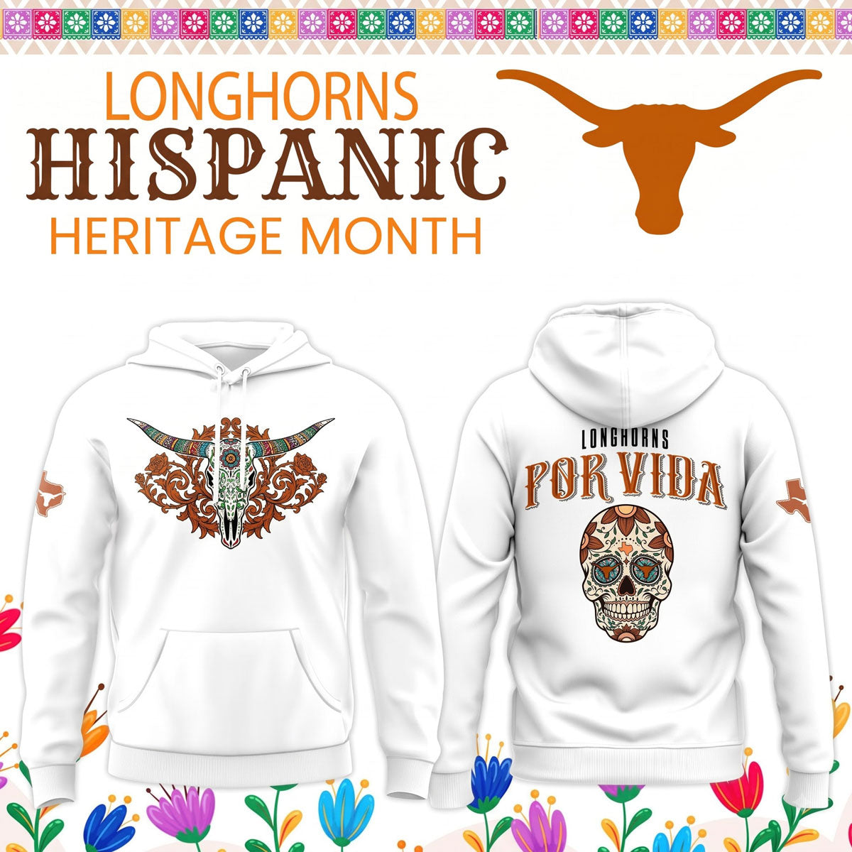 .T.Longhorns 2026 Hispanic Heritage Month Limited Hoodie NN v2