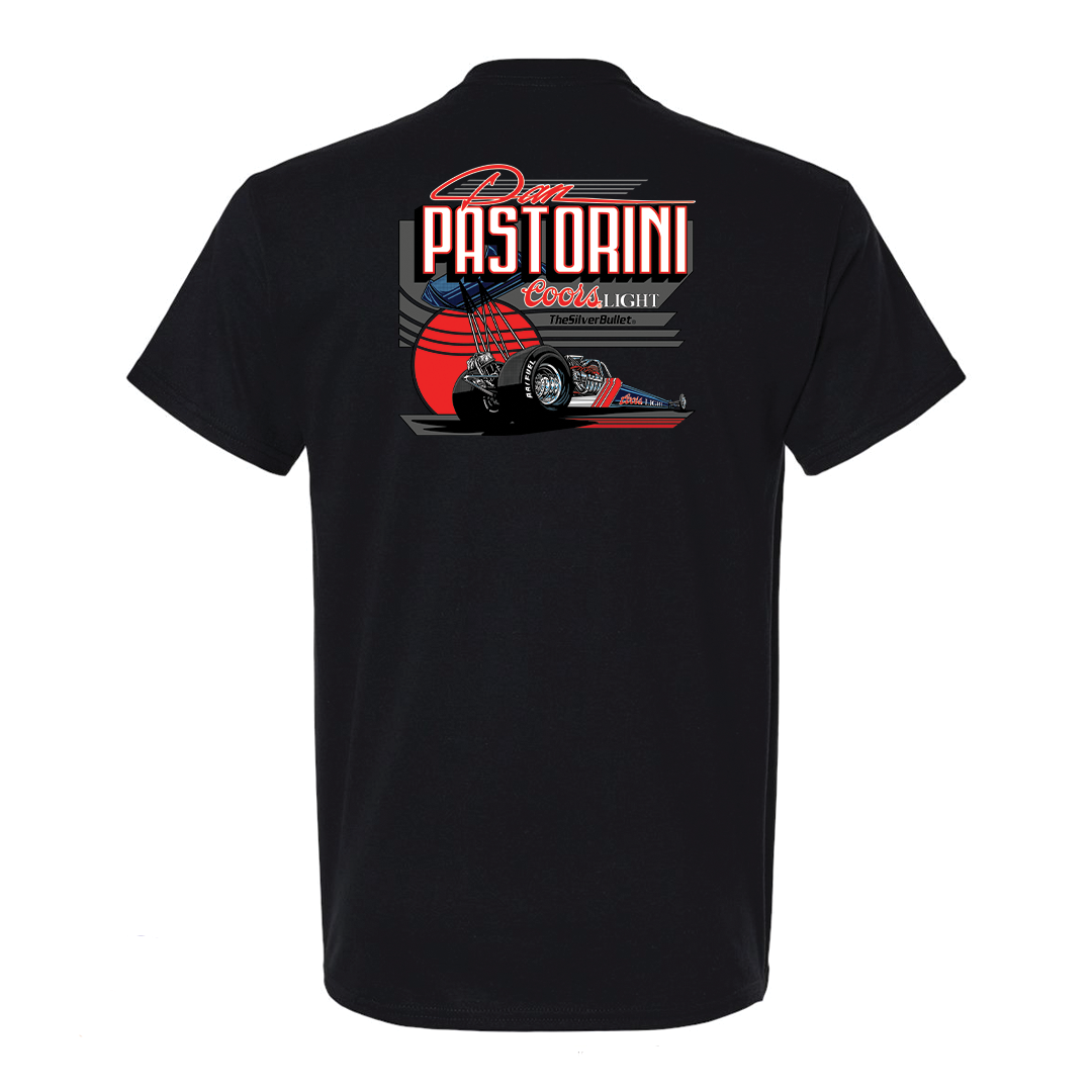 Dan Pastorini 1987 Coors Light Silver Bullet Top Fuel Shirt