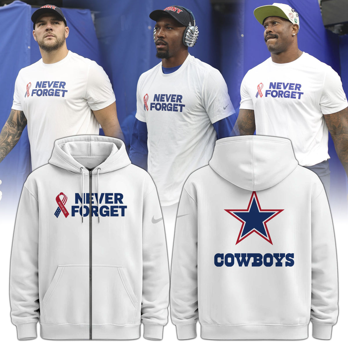 . DAL Special “Never Forget” Limited Edition Zip Hoodie