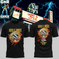 GNR Truist Park Atlanta Shirt Sept 19 Drive In Robot Graphic Tshirt