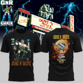 GNR Truist Park Atlanta Shirt Sept 19 Drive In Robot Graphic Tshirt
