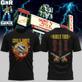 GNR Truist Park Atlanta Shirt Sept 19 Drive In Robot Graphic Tshirt