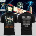 GNR Truist Park Atlanta Shirt Sept 19 Drive In Robot Graphic Tshirt