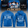 . Los Angeles Dodgers 2026 Postseason Clinched 3D All-Over Print Graphic Hoodie V4