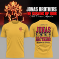 Jonas Brothers Atlanta GA City Tee 2026 Live At State Farm Arena October 8 2026 Gold T-Shirt