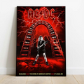 ACDC PWR Up St. Louis Missouri 2026 Event Poster Live At The Dome At America’s Center On Sept 8 2026 Poster Canvas