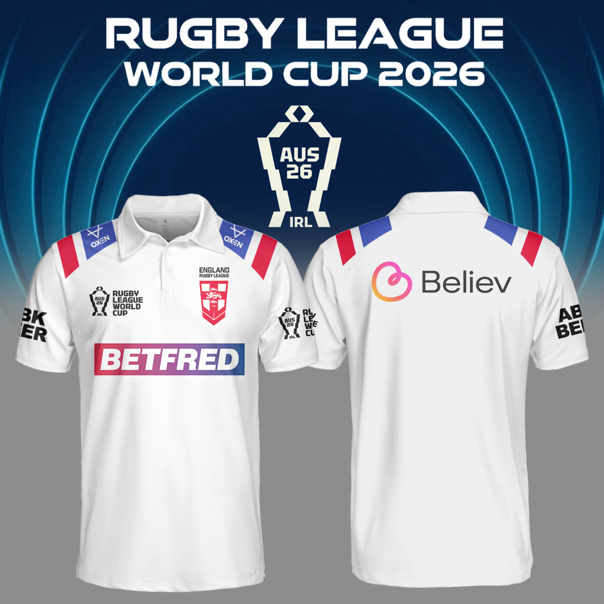 England Rugby League World Cup 2026 PoLo