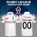 England Rugby League World Cup 2026 PoLo (Custom number)