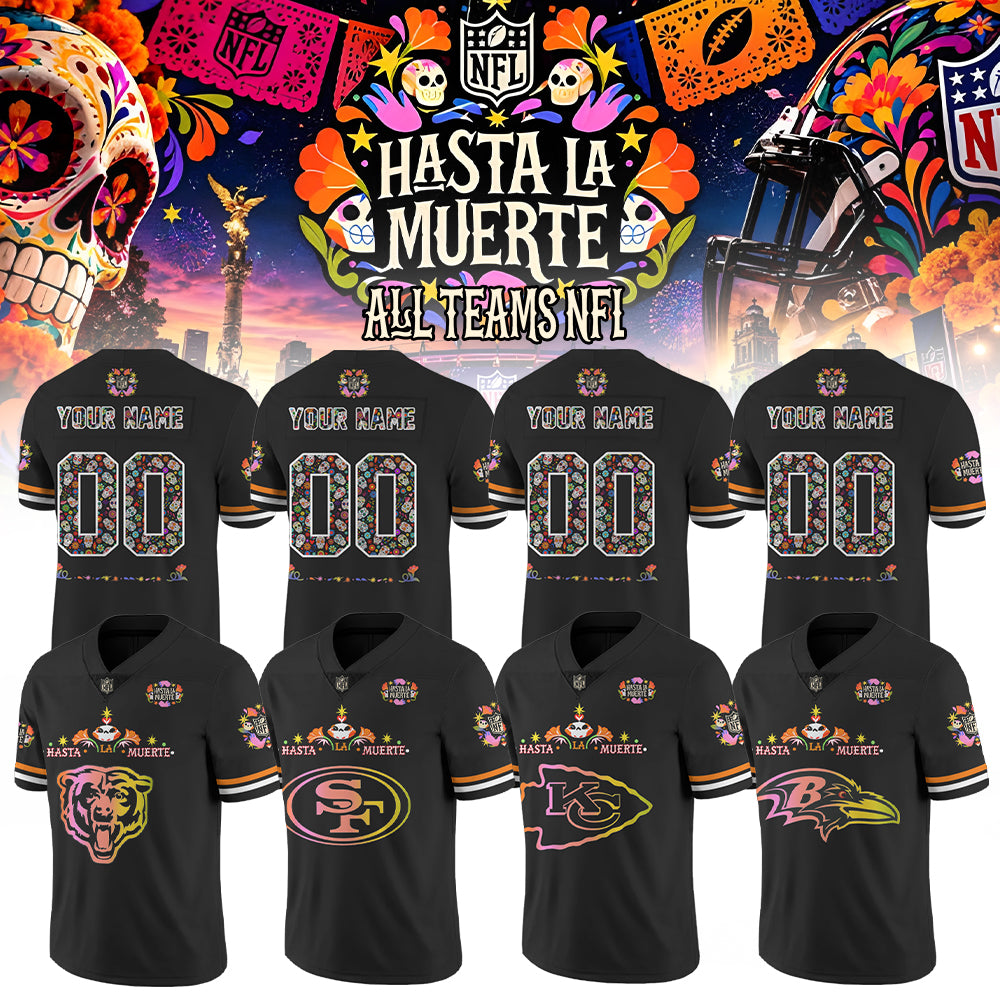 NFL Hasta la Muerte 2026 - Jersey 1 (Custom Name &amp; Number)