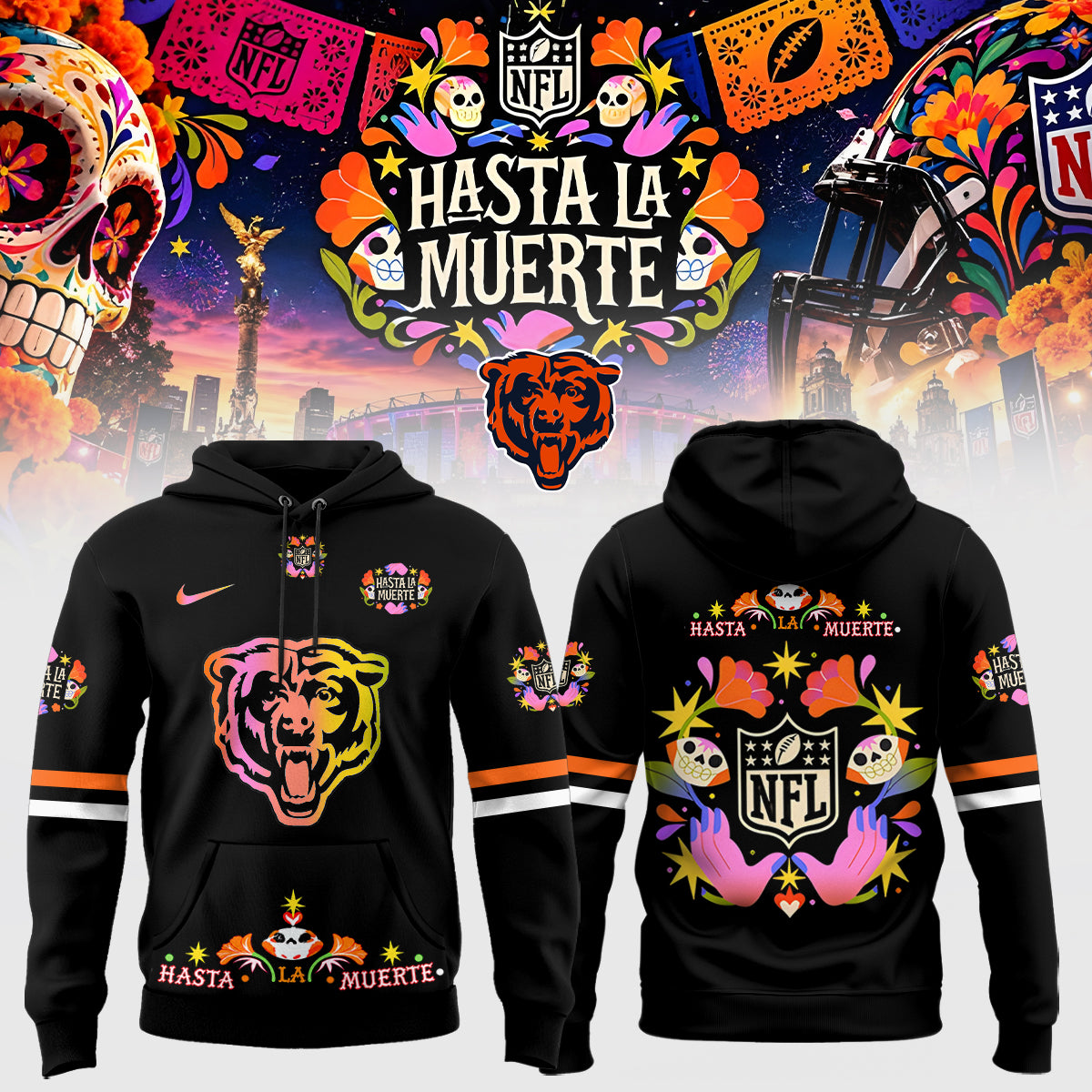 NFL Hasta la Muerte 2026 – Hoodie 1