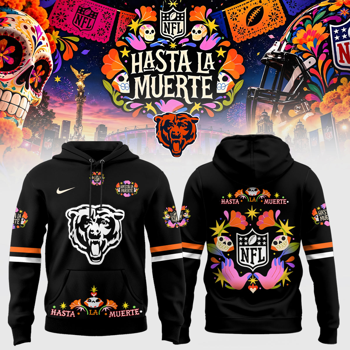 NFL Hasta la Muerte 2026 – Hoodie 2