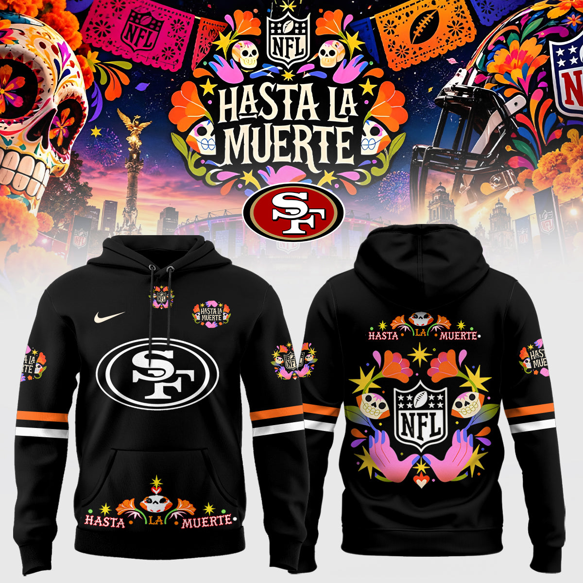 NFL Hasta la Muerte 2026 – Hoodie 2