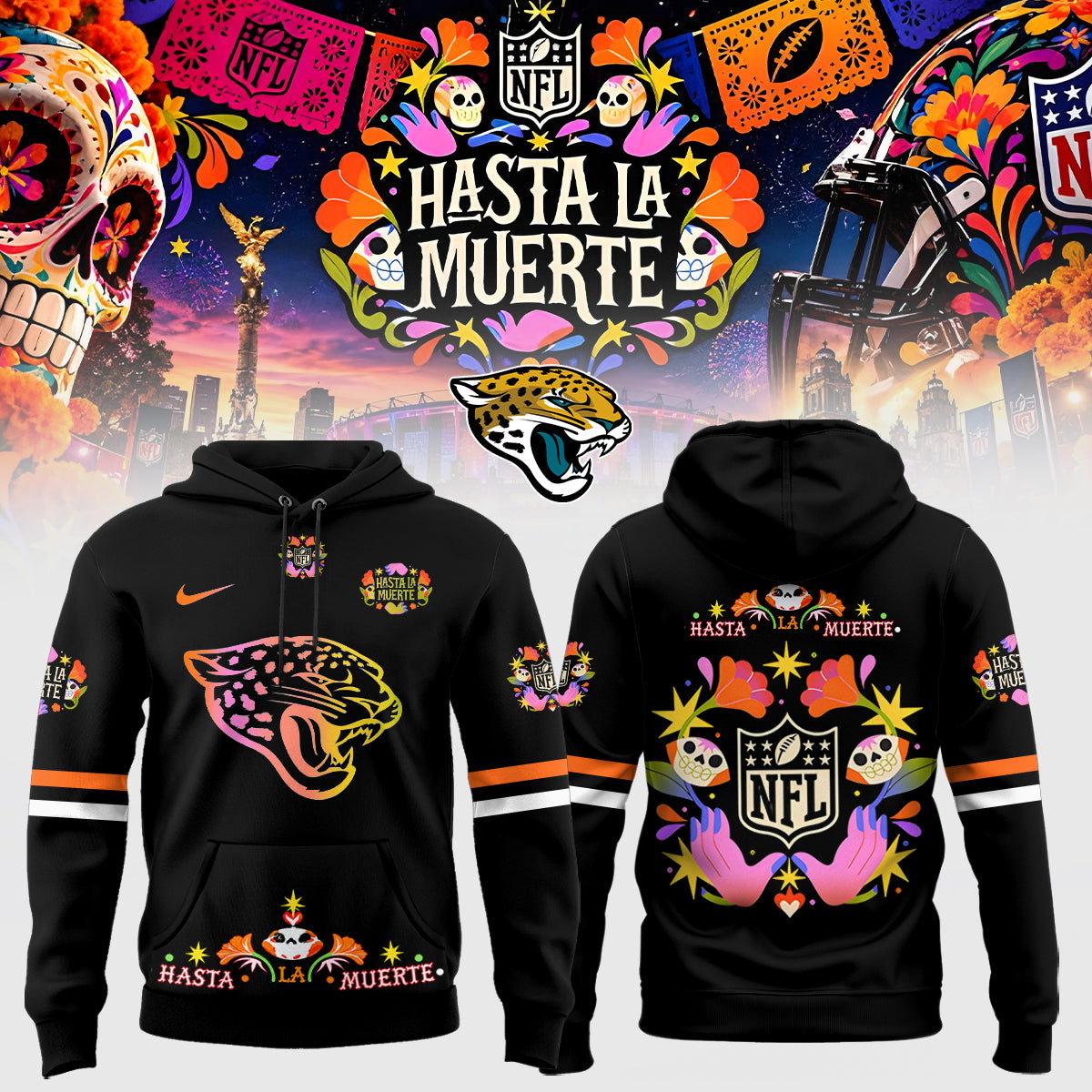 NFL Hasta la Muerte 2026 – Hoodie 1