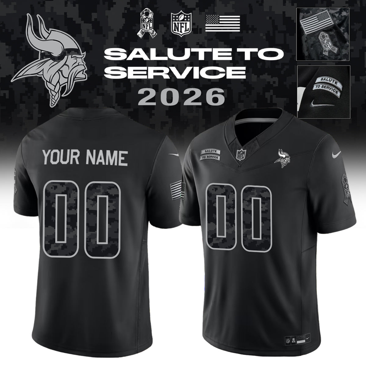 NFL x Salute to Service Jersey – All Teams Edition 2026