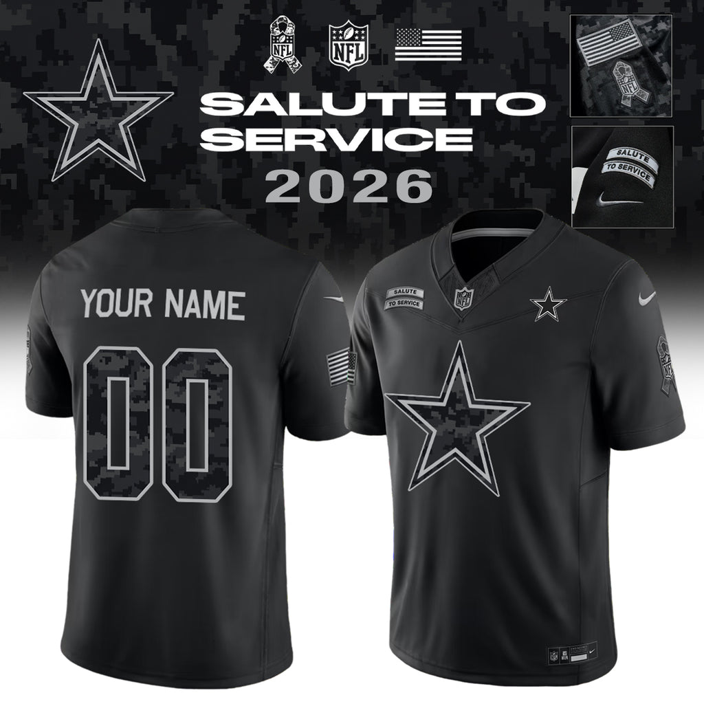 ...All Team NFL Salute To Service 2026 - Jersey (Custom Name &amp; Number)