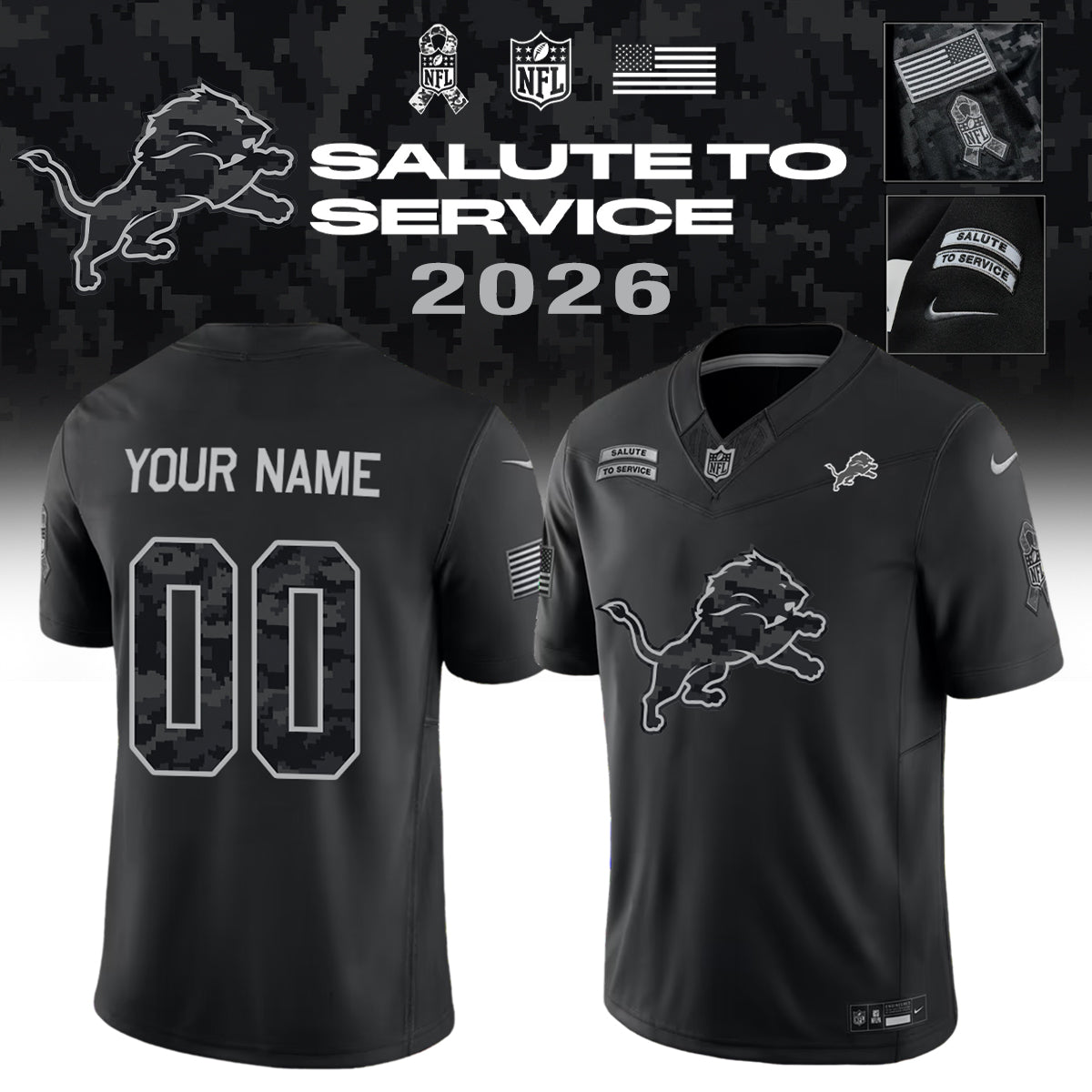 NFL x Salute to Service Jersey – All Teams Edition 2026