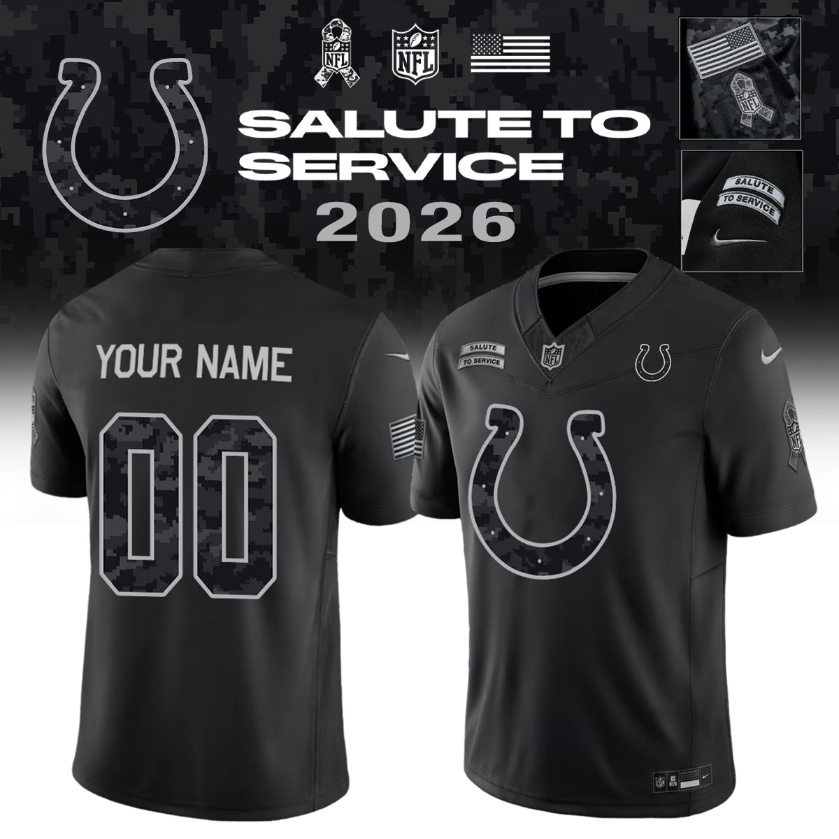 NFL x Salute to Service Jersey – All Teams Edition 2026
