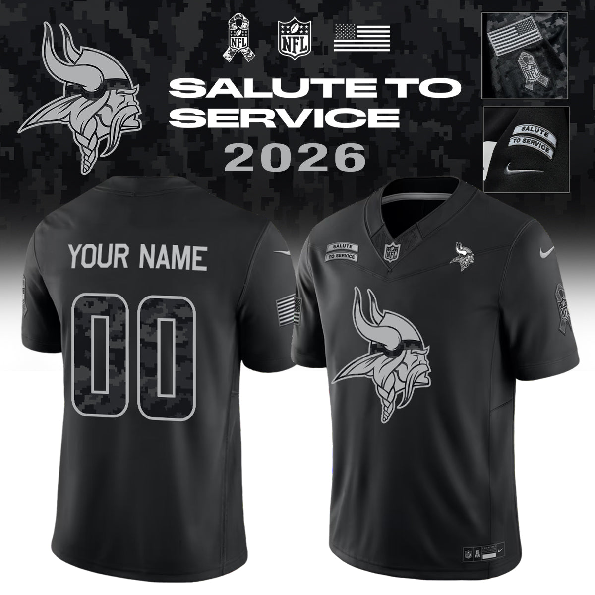 NFL x Salute to Service Jersey – All Teams Edition 2026