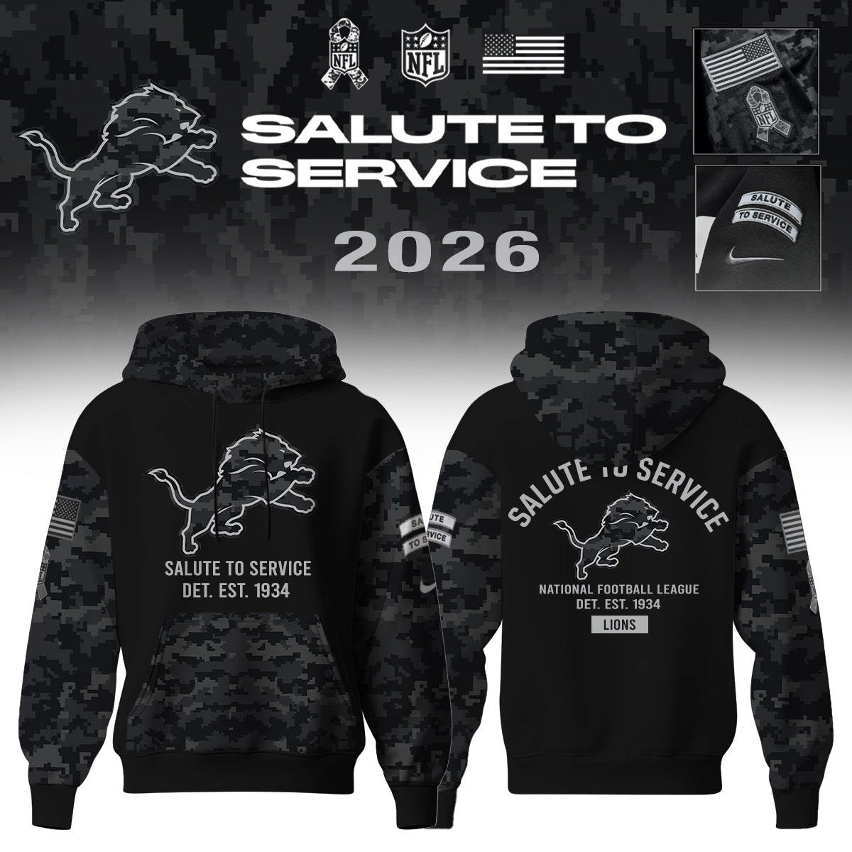 ...All Team NFL Salute To Service 2026 – Hoodie