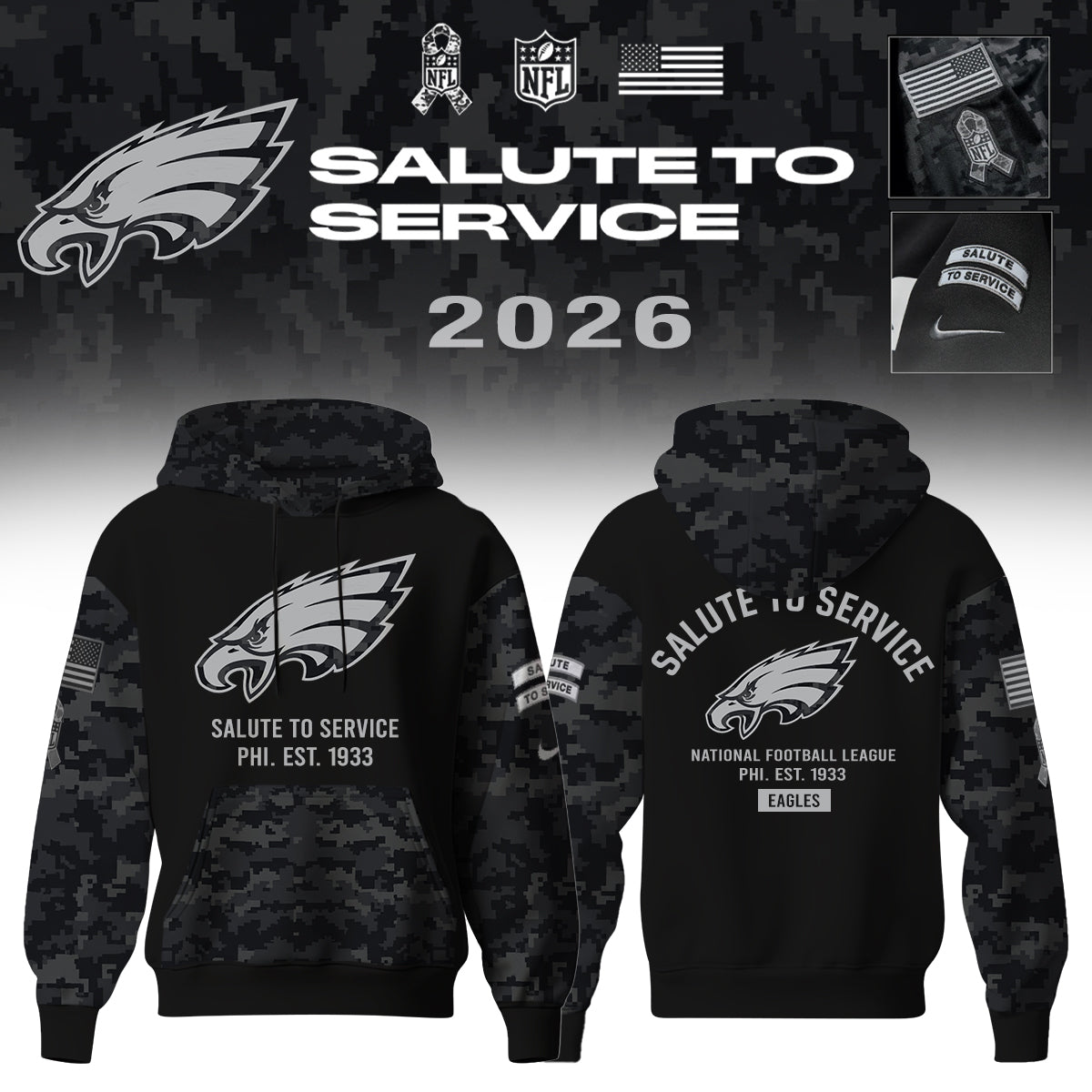 ...All Team NFL Salute To Service 2026 – Hoodie