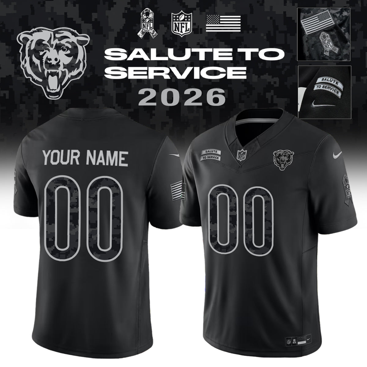 NFL x Salute to Service Jersey – All Teams Edition 2026