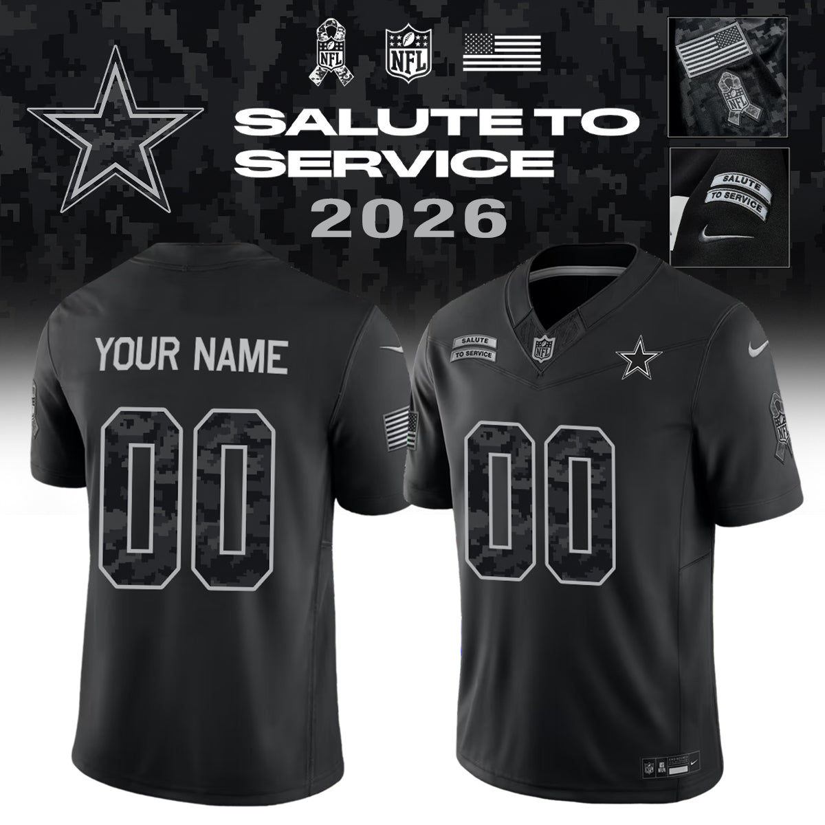 NFL x Salute to Service Jersey – All Teams Edition 2026