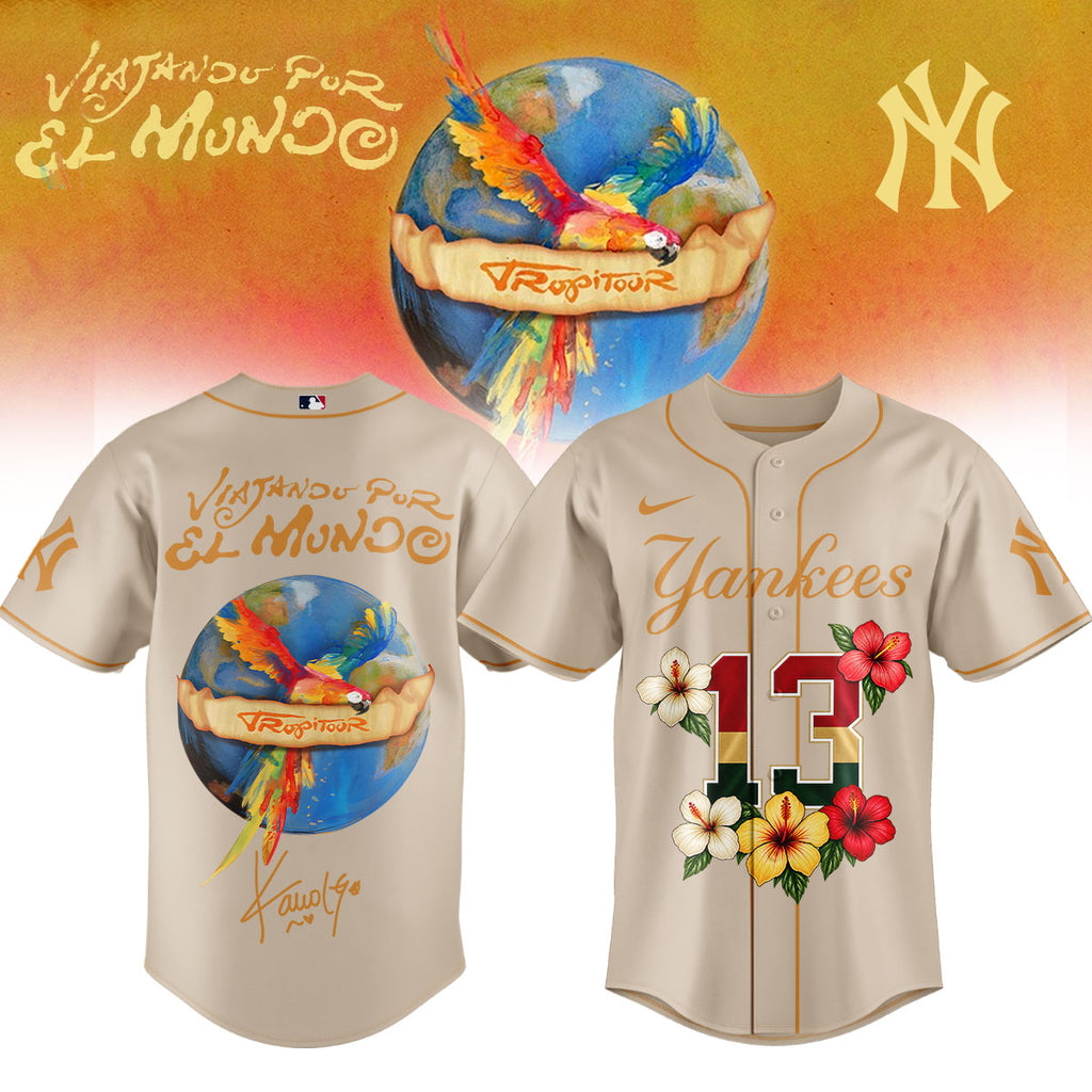 __,,Baseball US Full Team x Karol G – Nos Vamos de Tour. Limited Edition Signature Jersey