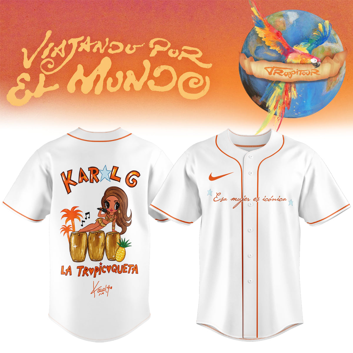 __,,Karol G – “Nos Vamos de Tour”. Limited Edition Signature Jersey