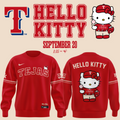 Exclusive Tejas City Connect Texas Rangers x Hello Kitty Sweatshirt 2026